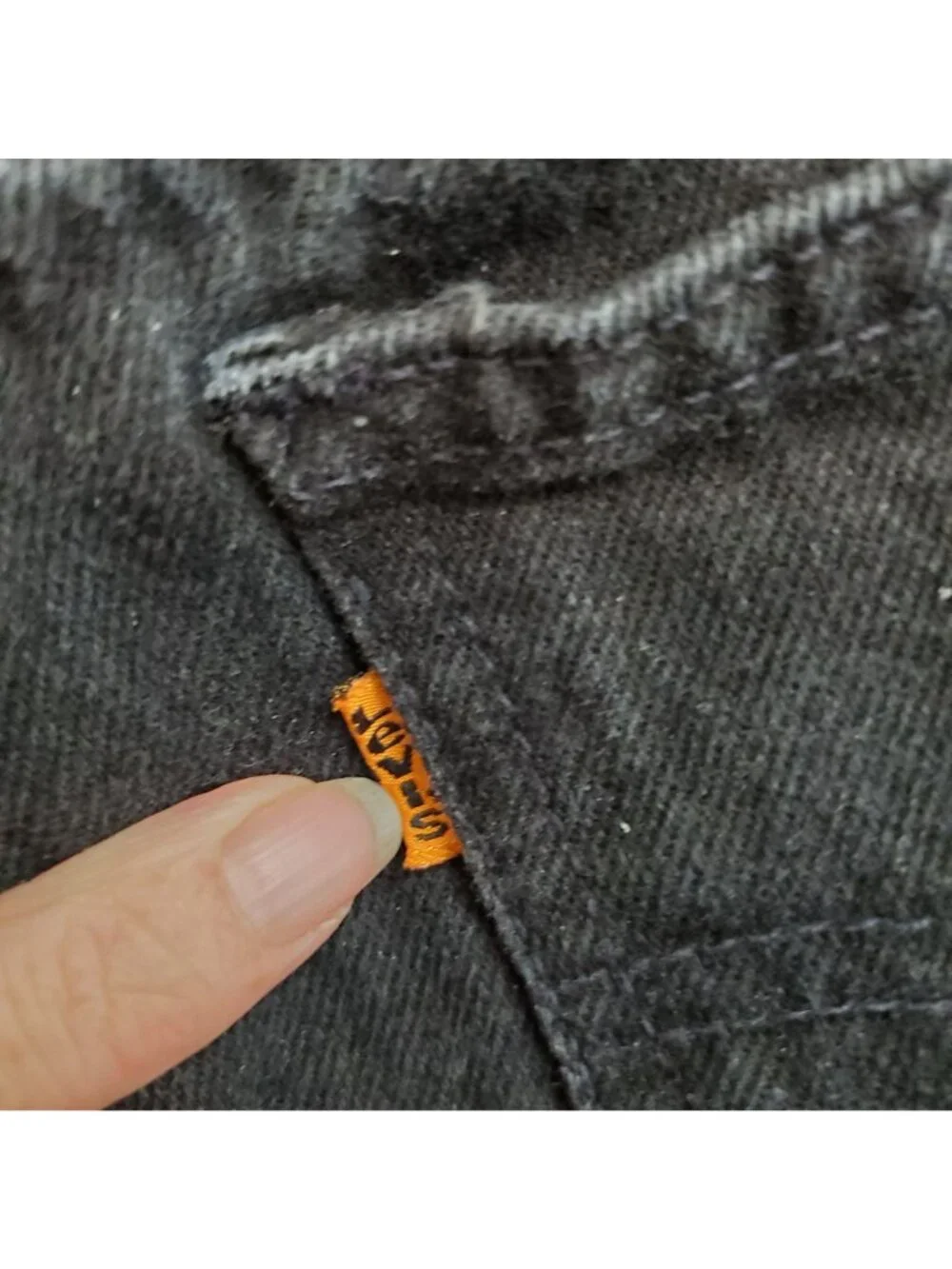 Levi's vintage 90s orange tab 560 loose fit shorts